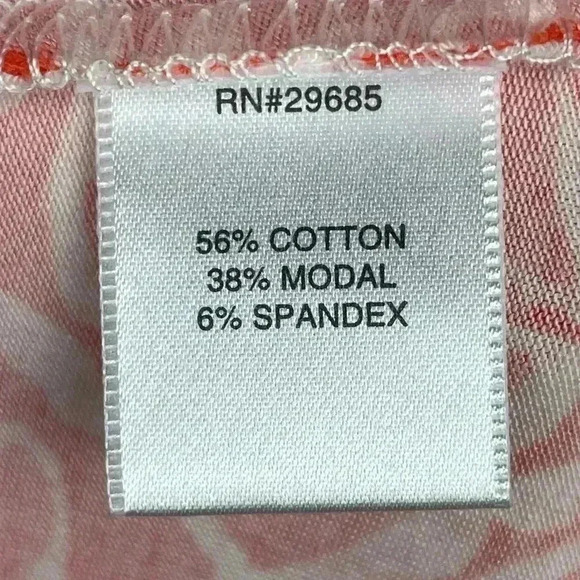 PENDLETON Women's Medium Orange Faux Wrap Print Long Sleeve Modal Cotton Knit - Picture 13 of 14